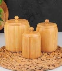 Bambu Kavanoz Tekli Orta