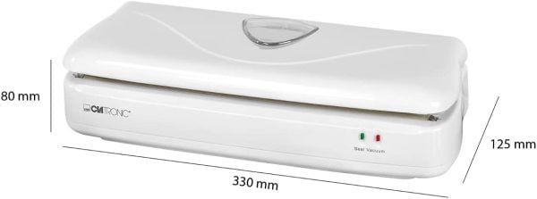 Clatronic FS-3261 Vakum Cihazı, Gıdalar Vakumlandığında 8 Kata Kadar Daha Uzun Süre Taze Kalır