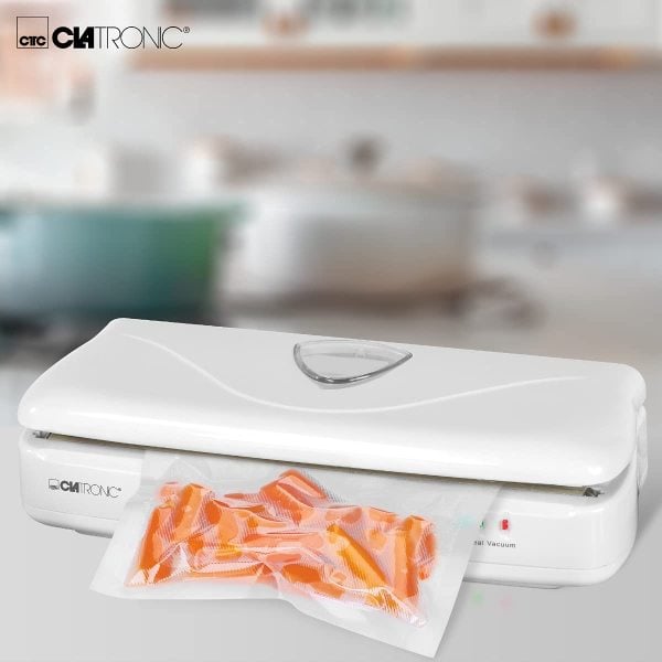 Clatronic FS-3261 Vakum Cihazı, Gıdalar Vakumlandığında 8 Kata Kadar Daha Uzun Süre Taze Kalır