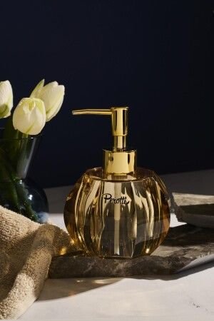 Perotti Acrylic Kristal Amber Sıvı Sabunluk