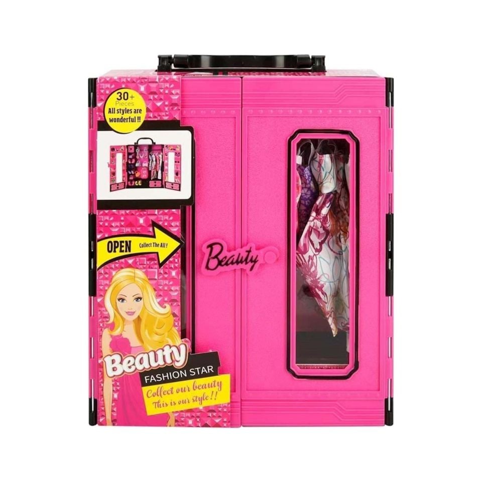 Beauty Fashion Star Barbie Elbise Gardrobum
